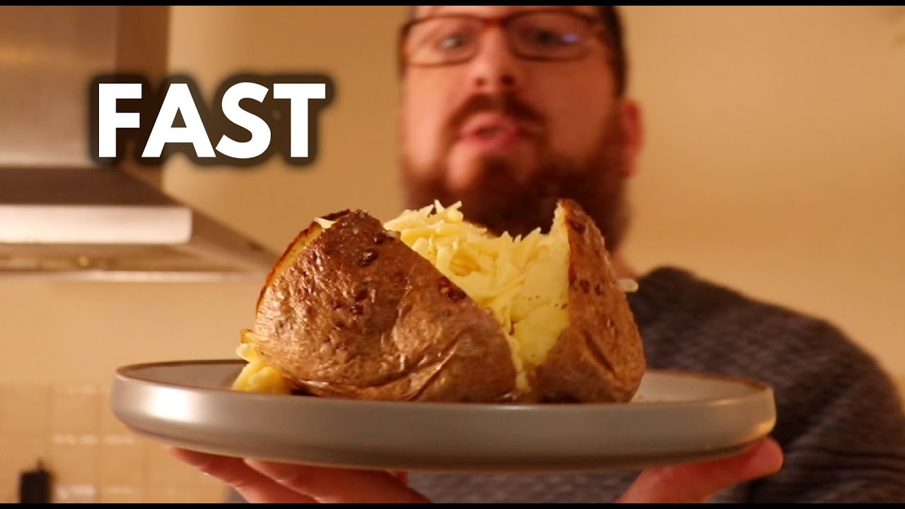 Air Fried Baked Potato (Jacket Fast Edition)