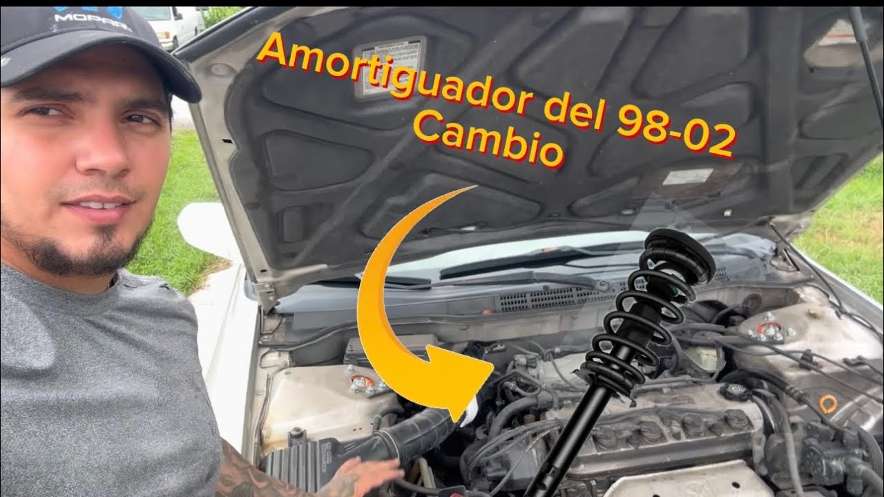 Cambio de amortiguadores delanteros honda Accord 98-02 — primer cambio de muchos a este carro ..
