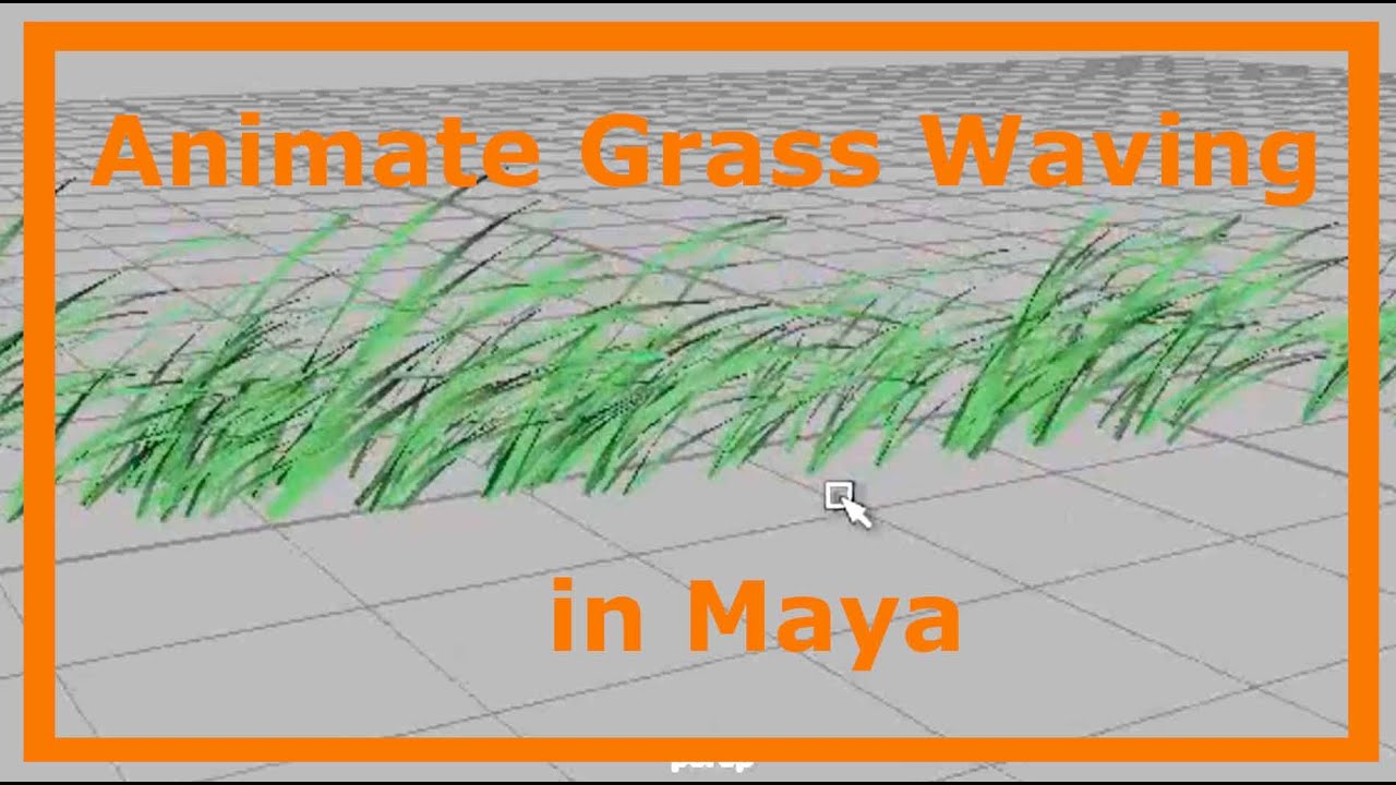 How to Animate Grass Waving in Maya