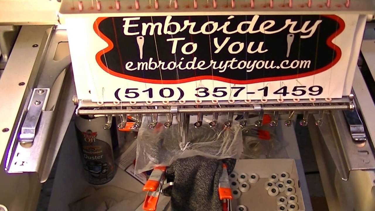 Embroidering Monogram on Socks - Sock Embroidery Bay Area