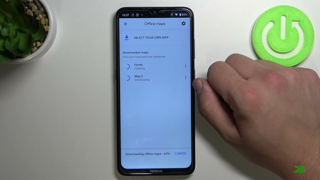 Как использовать Google Maps офлайн на NOKIA G10 &ndash; Настройка Google Maps