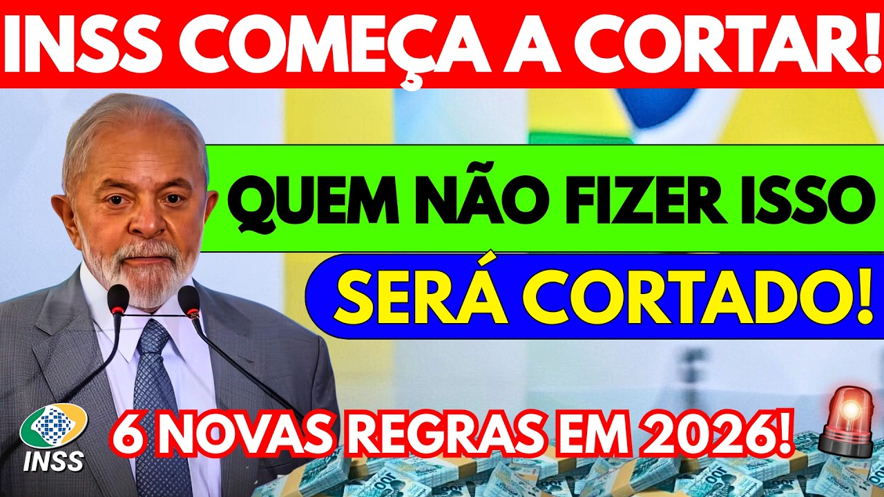 6 NOVAS REGRAS do INSS: QUEM NÃO FIZER ISSO, vai ser CORTADO PELO INSS!