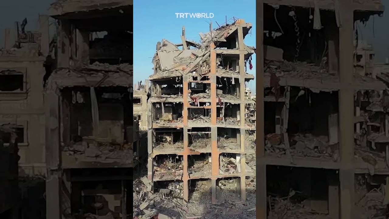 Drone footage reveals Israel's widespread destruction of Gaza