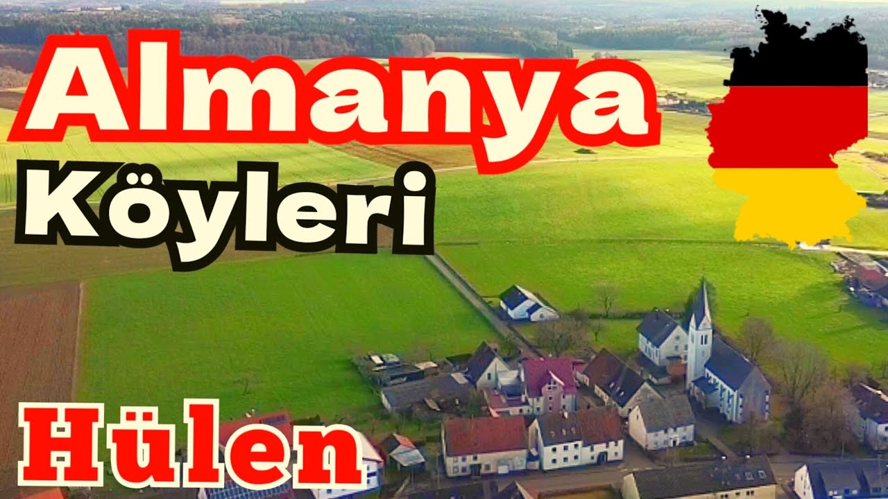 Almanyada Kasaba ve Köy hayatı | Güzel bir Kış gününde Köy ve Kalesi | Hülen Köyü ve Kapfenburg