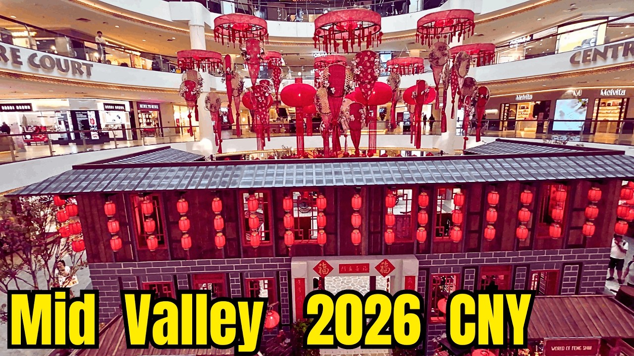 2026 吉隆坡 谷中城  新年装饰  盛大开放 / Countdown to Color: Exploring Mid Valley's 2026 CNY Decorations!