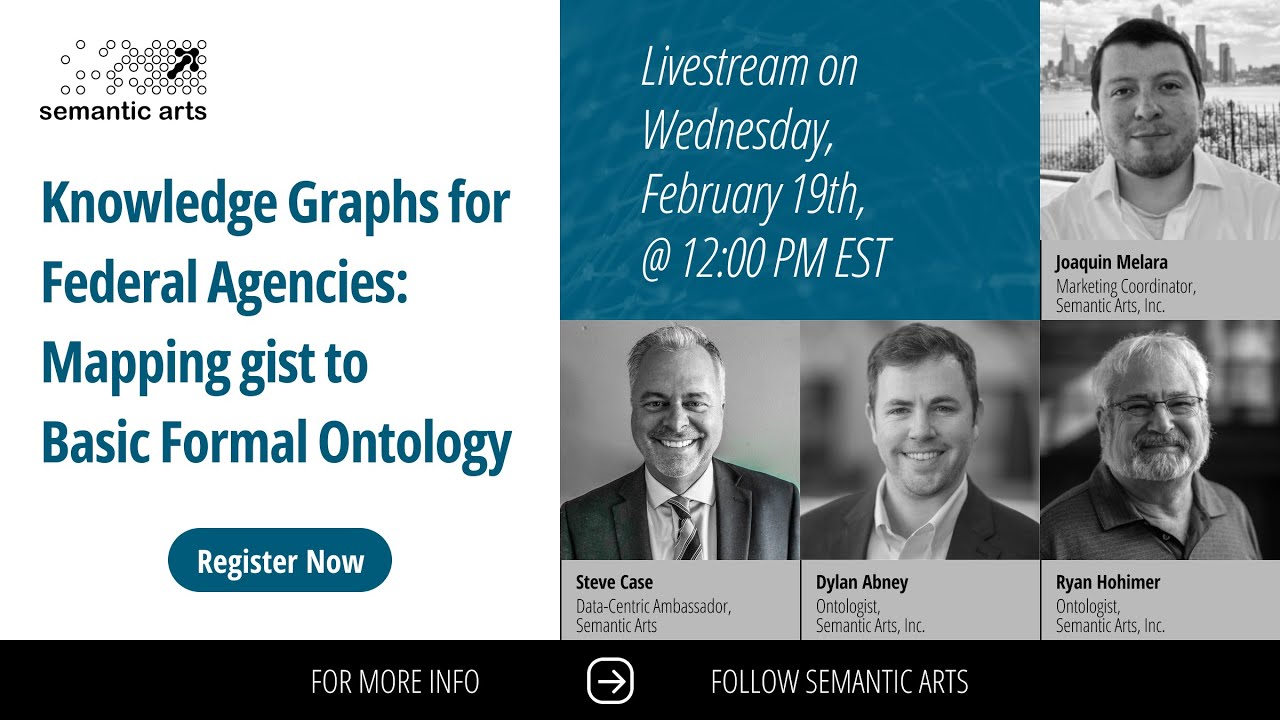 Knowledge Graphs for Federal Agencies Mapping gist to Basic Formal Ontology