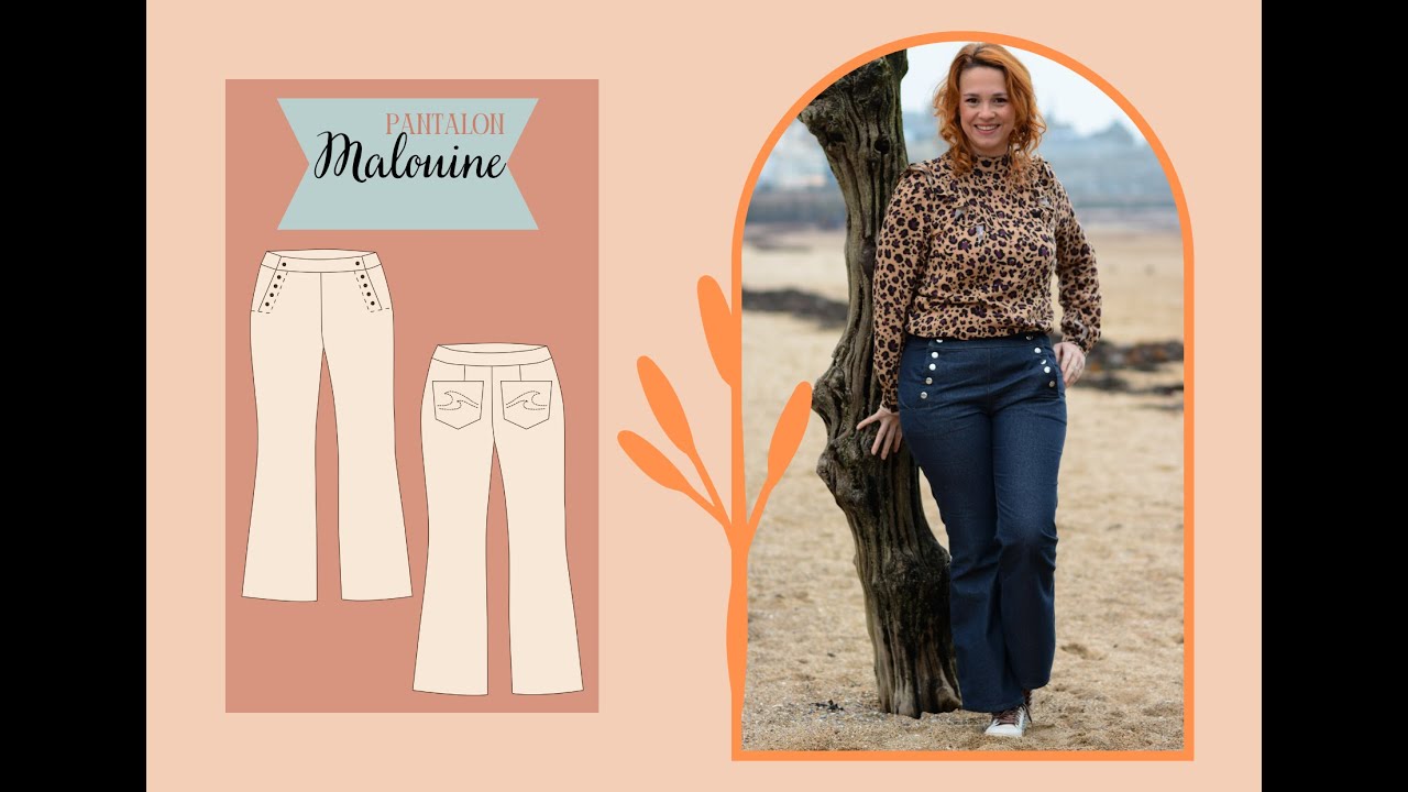 Théodora Pattern - Pantalon Malouine - Vidéo de montage