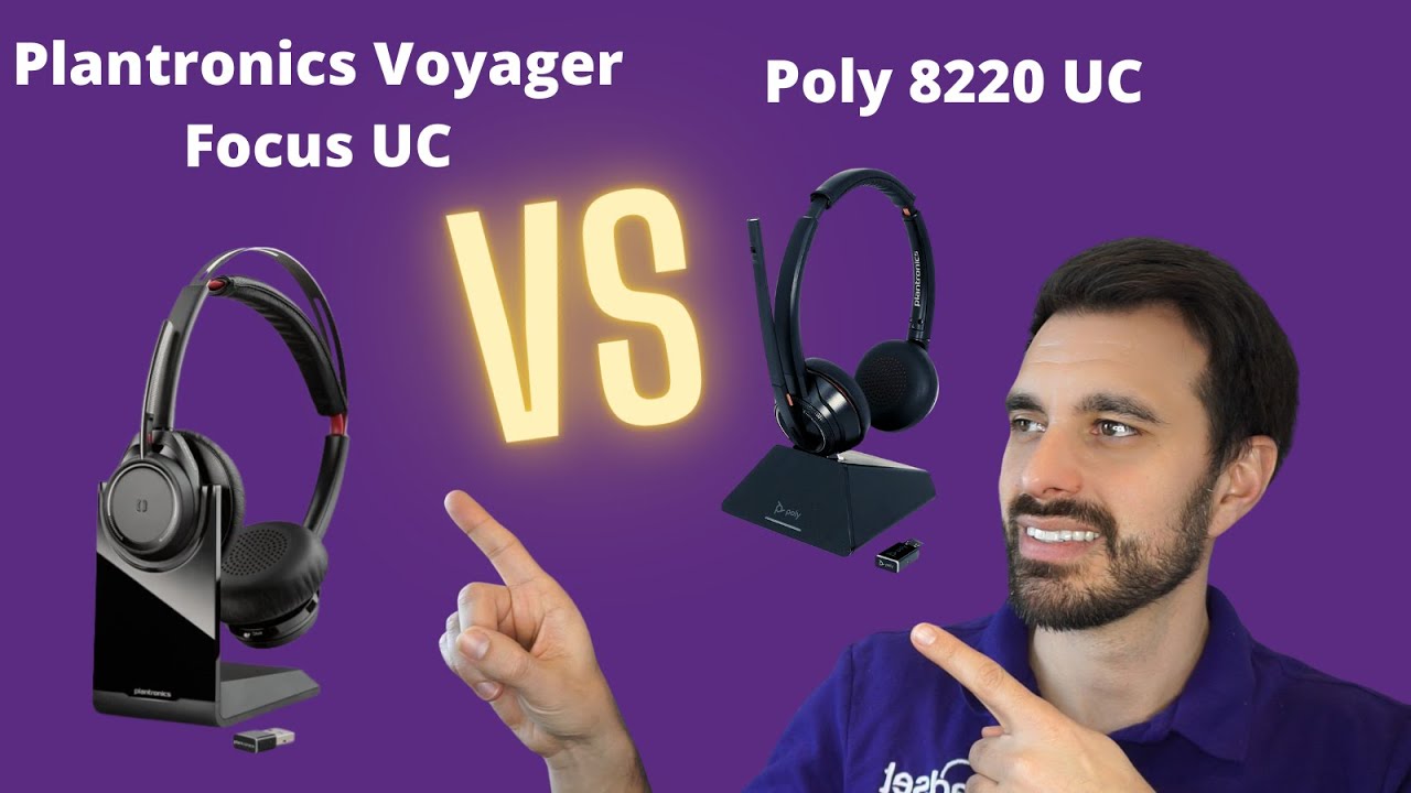 Plantronics Voyager Focus UC vs Poly 8220 UC - Live MIC & Speaker Test!