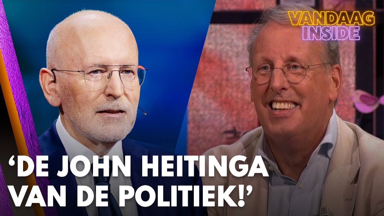 Chris Woerts: 'Frans Timmermans is de John Heitinga van de politiek!' | VANDAAG INSIDE