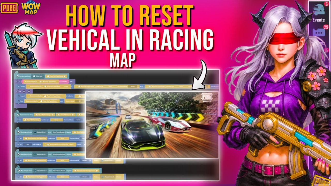 How to Reset Vehicle in Racing Map | WoW Map Tutorial (Beginner Friendly)