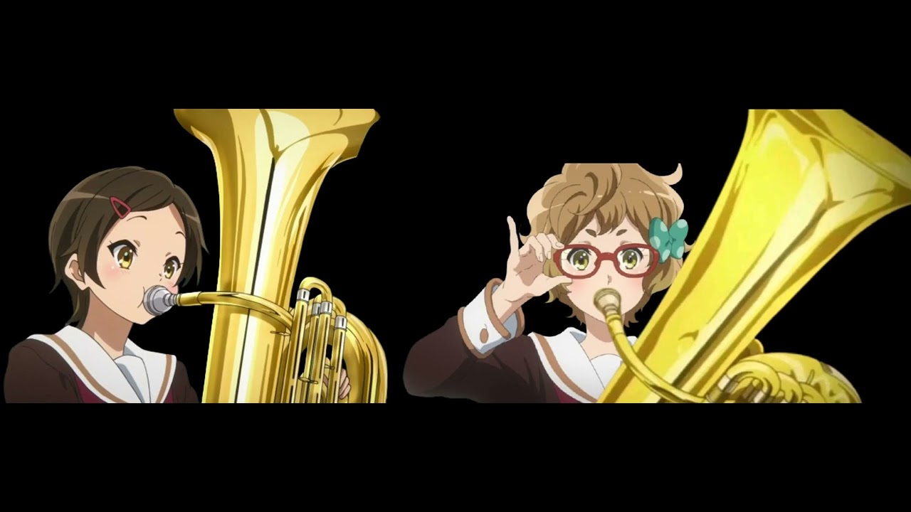 Sound Euphonium (2023) Hazuki Katou And Sapphire Kawashima Playing Tuba Duet Scene