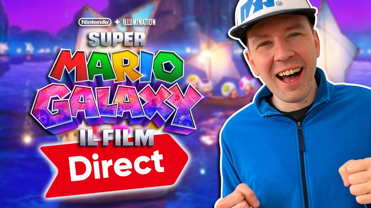 🔴REACTION al 1&deg; TRAILER di SUPER MARIO GALAXY: IL FILM!