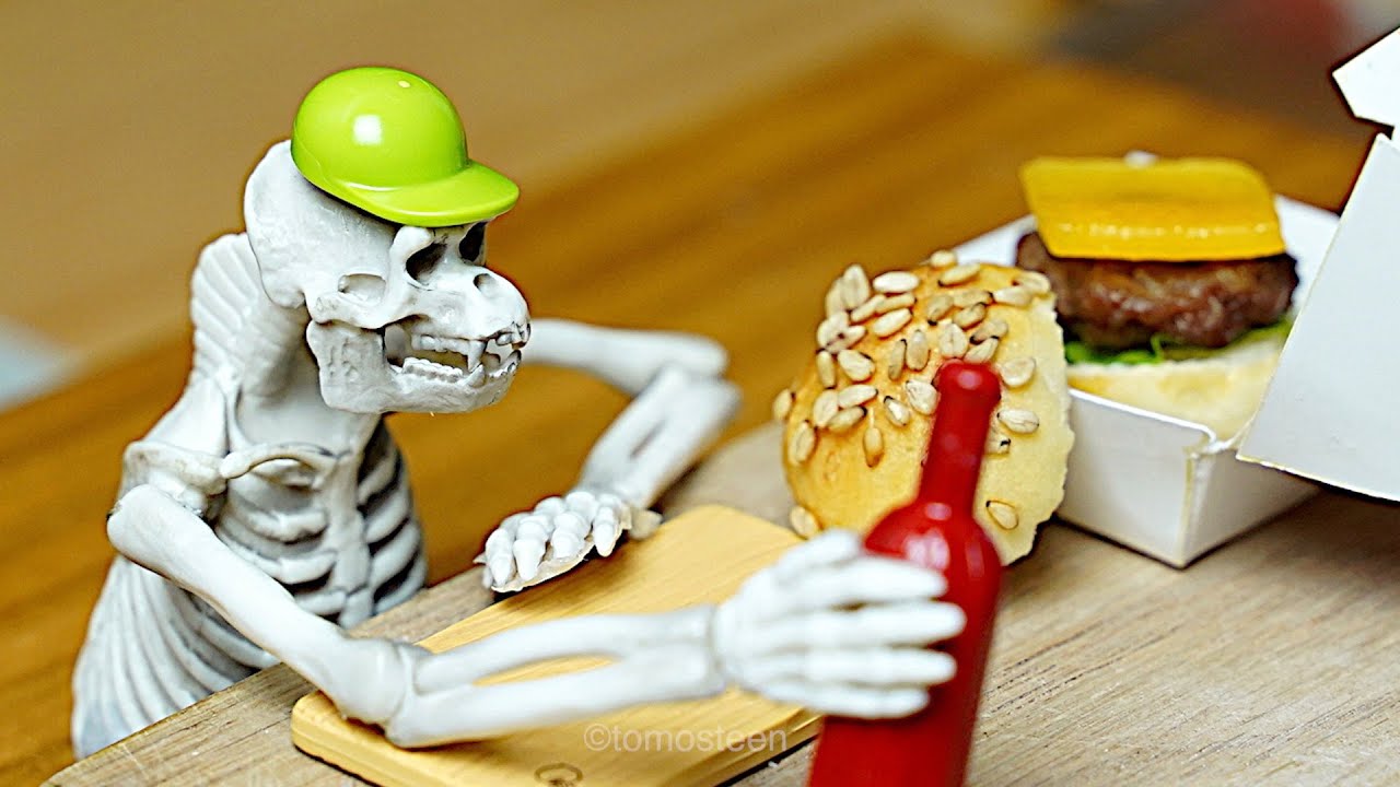 Small Burger Shop - Stop Motion Cooking