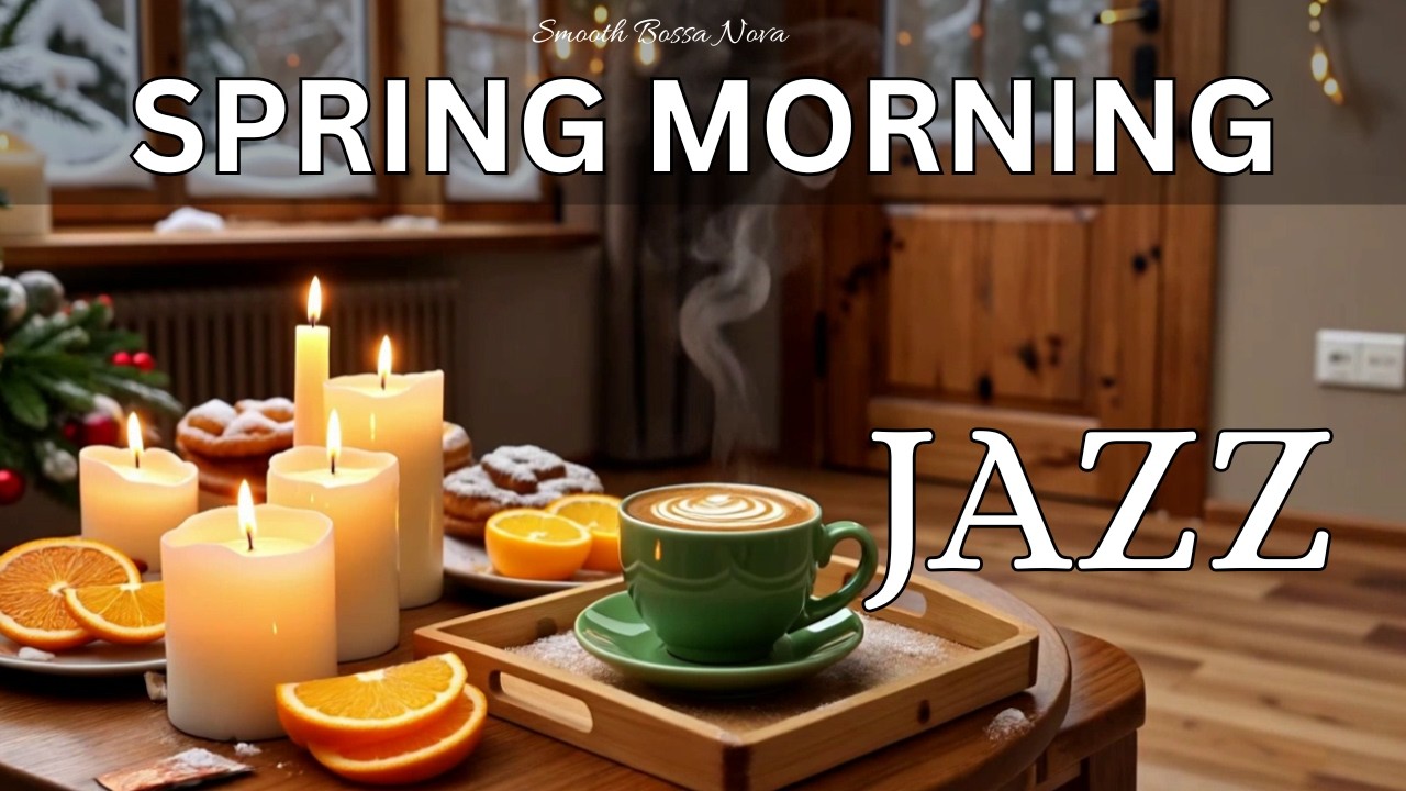 Spring Morning Coffee ☕ Positive Energy Jazz Piano & Smooth Bossa Nova Piano for Great Mood