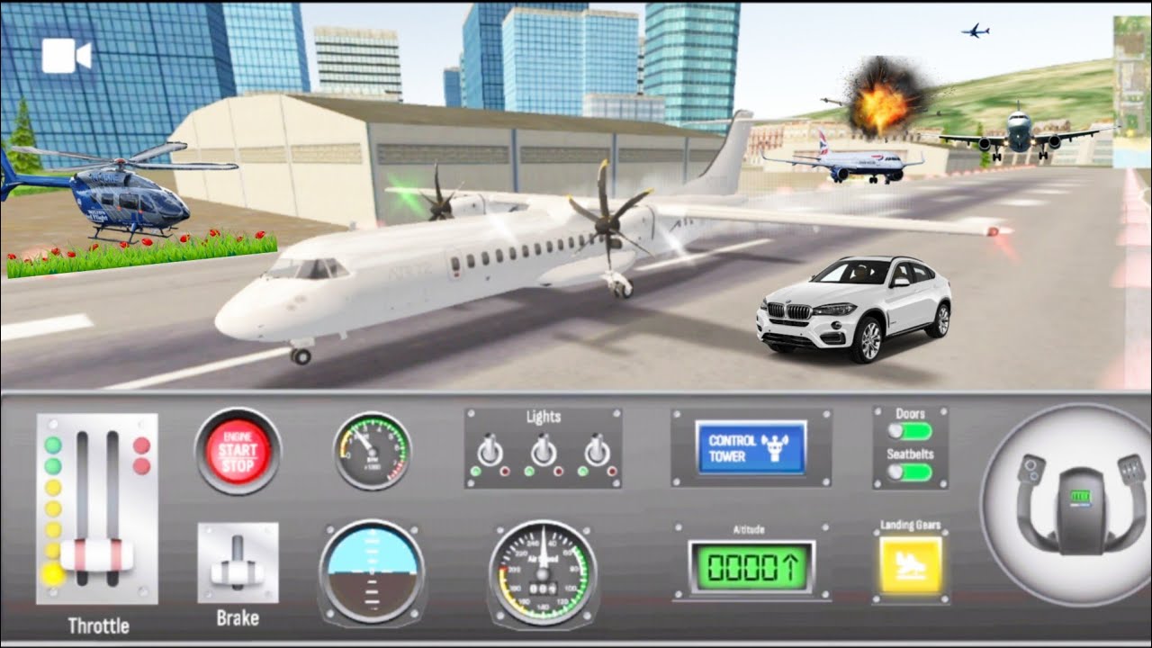 ATR 72 AIRPLANE 🛫 TAKEOFF TIME CRASH 😱 AIRPLANE PRO TAGADA GAME PLAY 🎮 