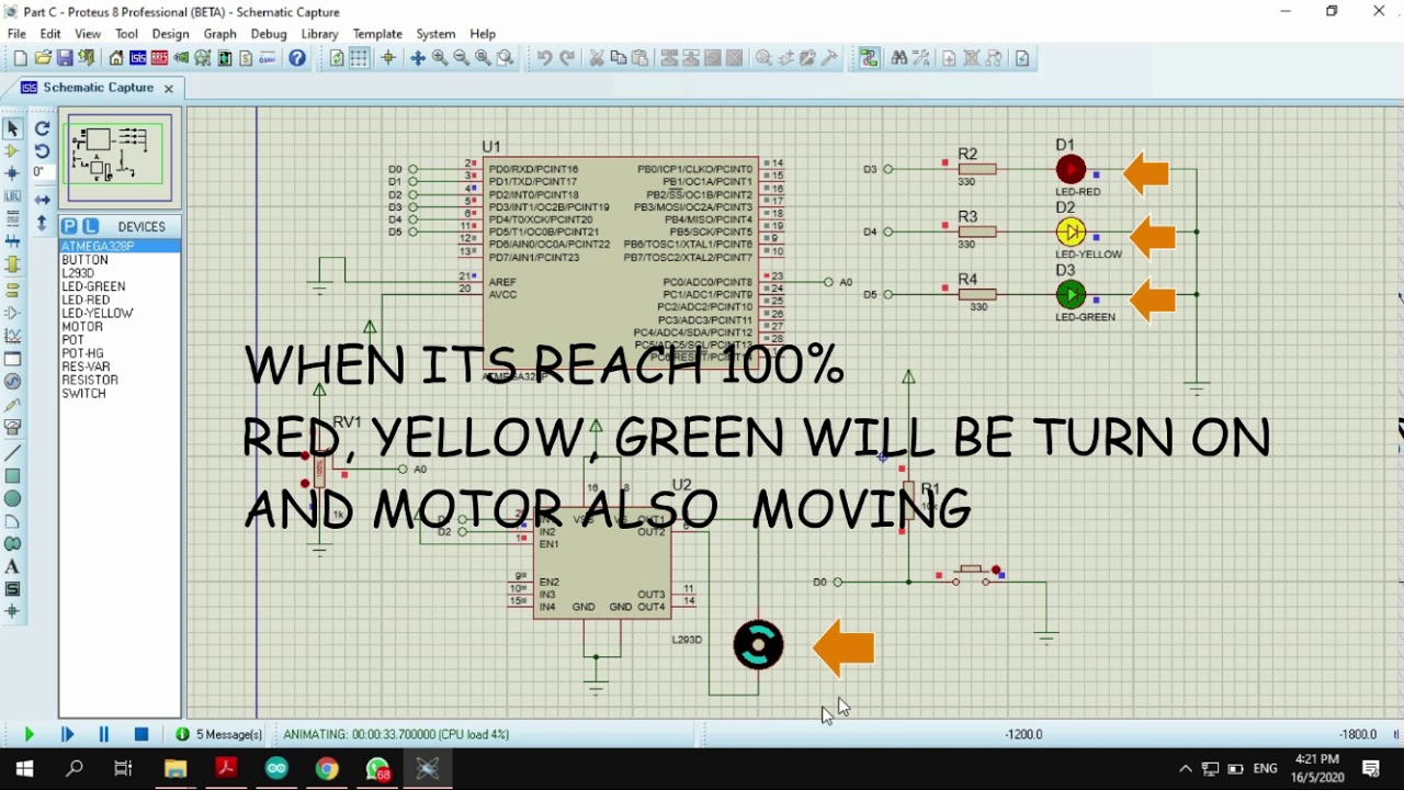 Lab 8:Microcontroller Simulation Using Proteus(Part 2)