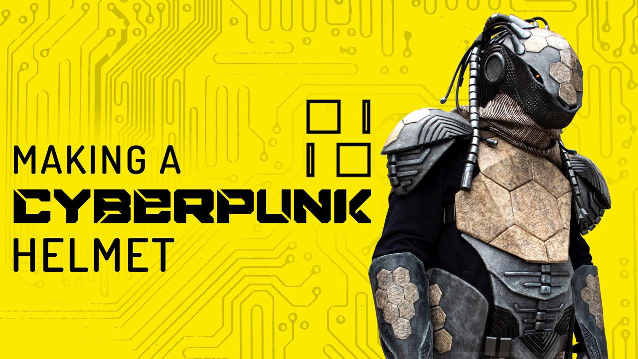 Making a cyberpunk helmet