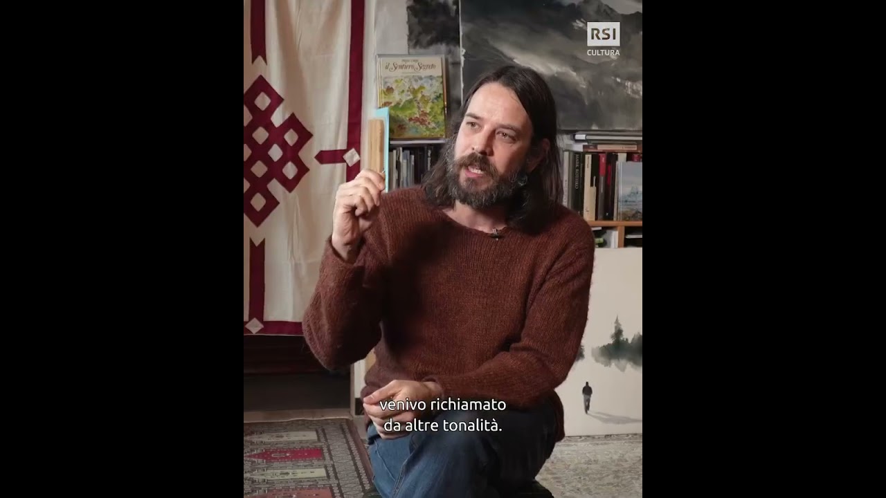 Nicola magrin, interviewed by RSI Cultura, tells us about his vision of life and painting