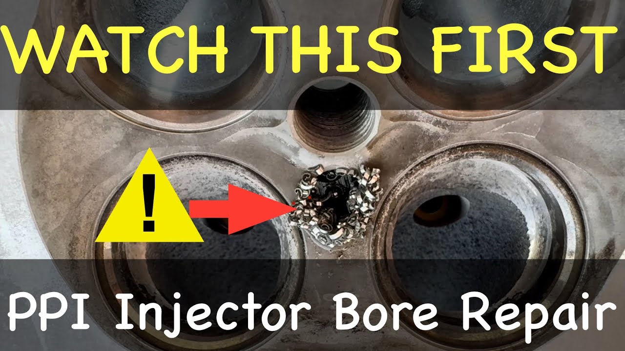 PPI injector bore repair for BMW - MAJOR PROBLEMS