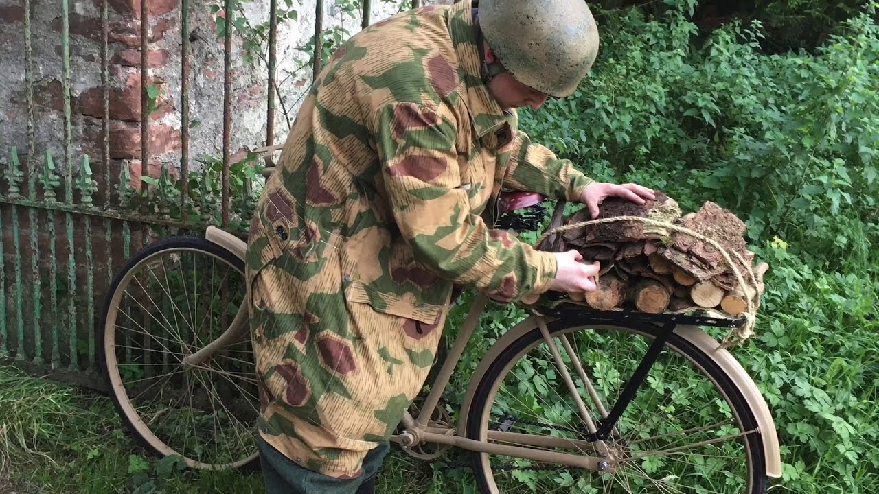 Немецкий велосипед времен Второй мировой войны.