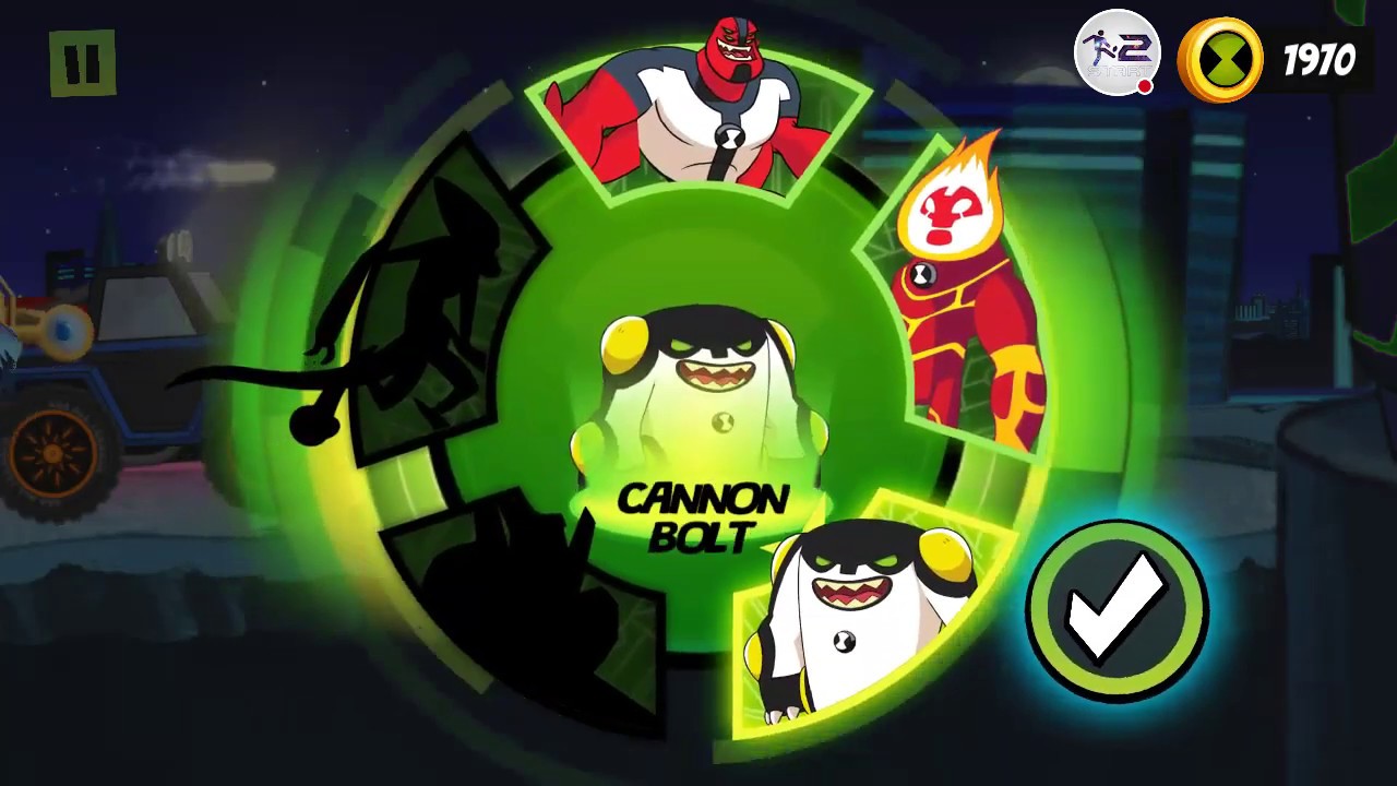 Ben 10 Alien Race Android Gameplay Part 3 Unlock New Alien Cannon Bolt Review in Hindi