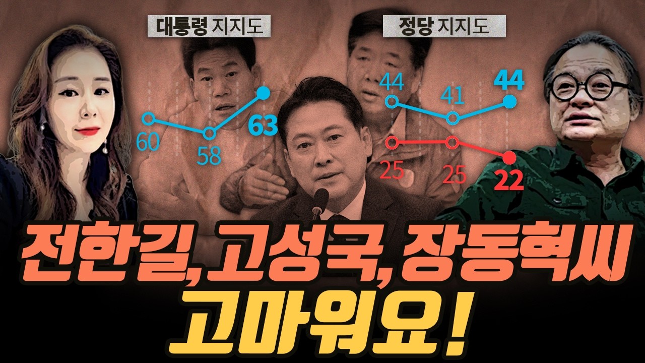 [극한시사] 여러분들 덕분에... 오늘도 지지율 상승!