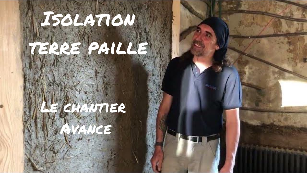 Isolation terre paille, le chantier continue