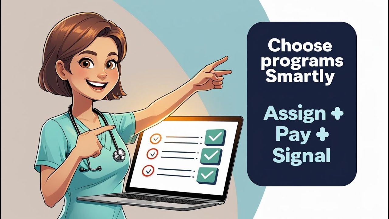 Pick programs, assign documents and signal programs for your ERAS residency application