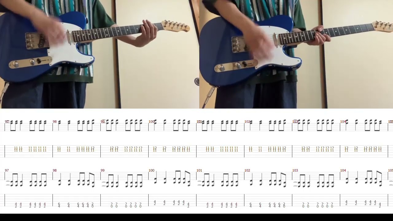 ELLEGARDEN ジターバグ ギター 弾いてみた TAB譜付