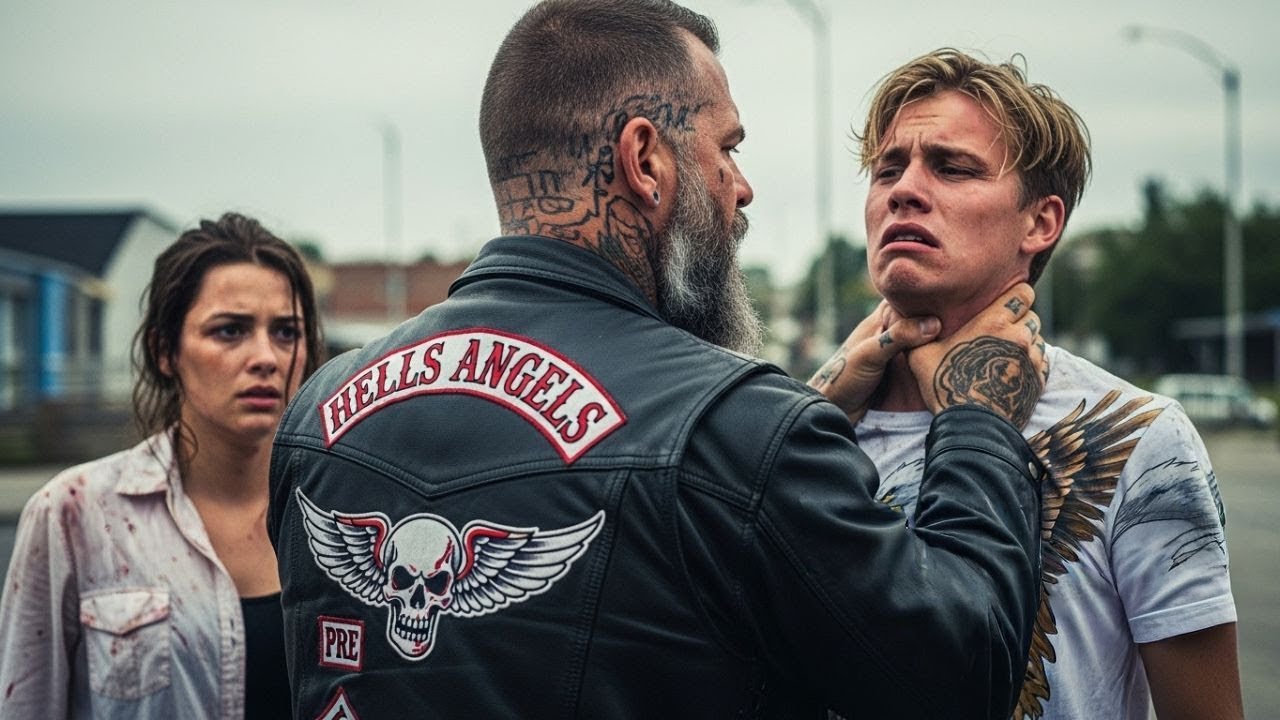„Du schlägst gern Frauen?“ fragt der Hells Angel – dann folgt harte Gerechtigkeit