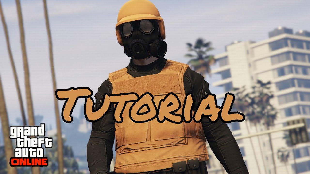 ☆ GTA 5 Online | Orange & Black Male Outfit Components Tutorial With Gun Belt (Ps4/Ps5/Xbox1)