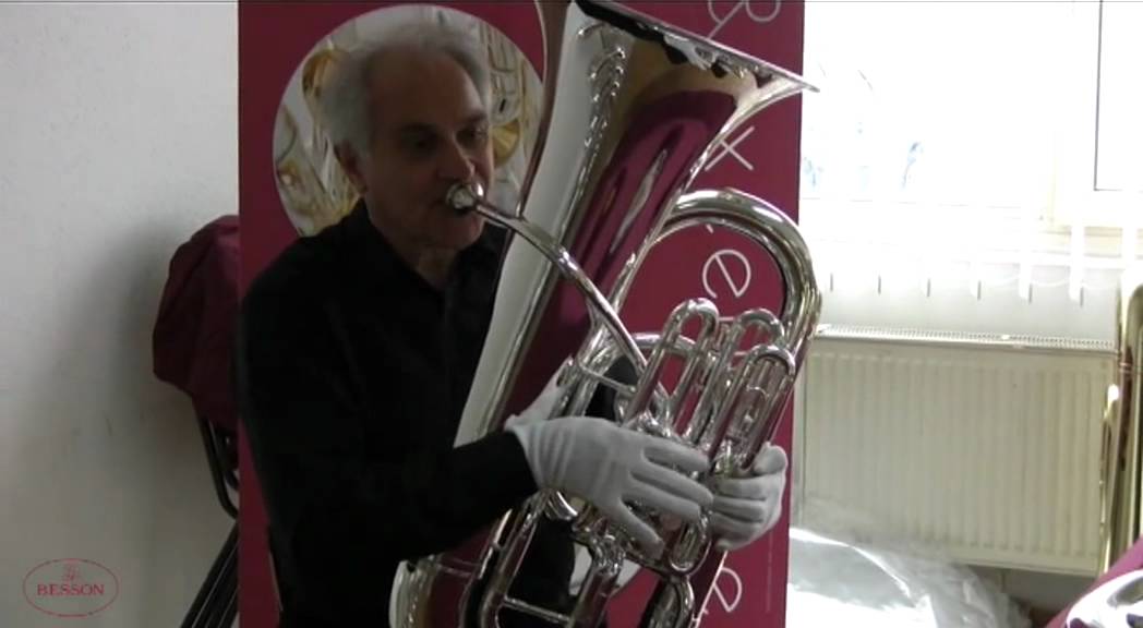 James Gourlay tests the new Besson 984 Eb Tuba
