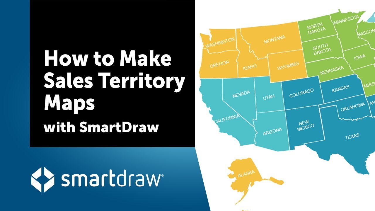 How to Make Sales Territory Maps with SmartDraw
