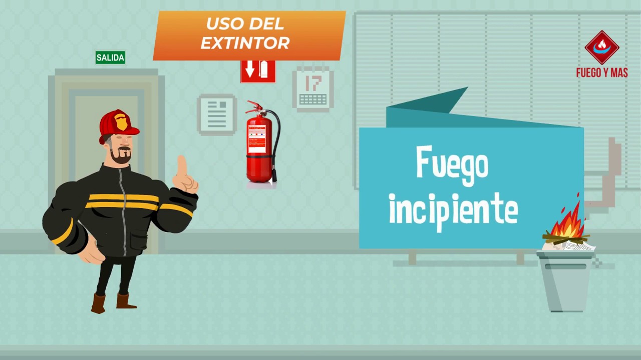 COMO UTILIZAR UN EXTINTOR