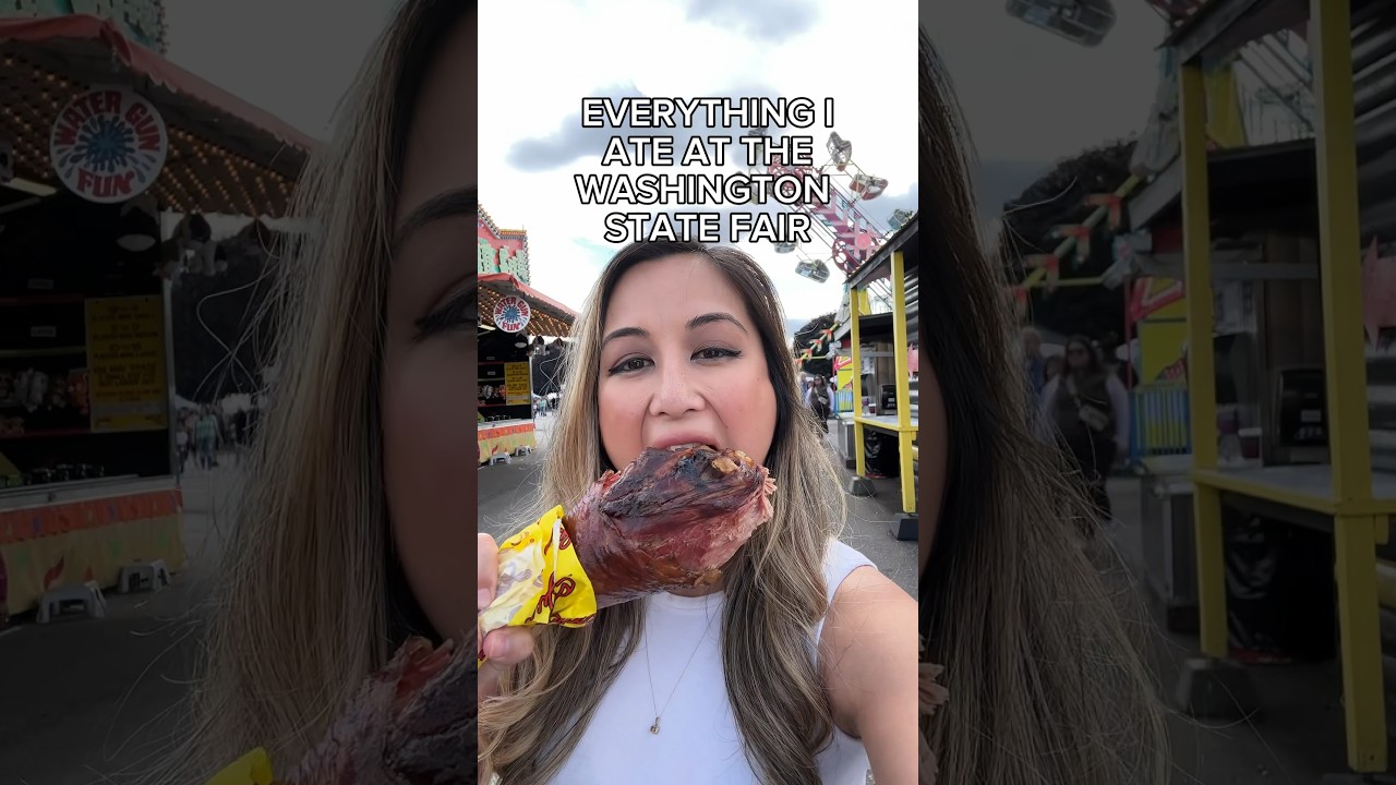 Rating Everythig I Ate at the Washington State Fair #fairfood  #washingtonstatefair #seattlefoodie