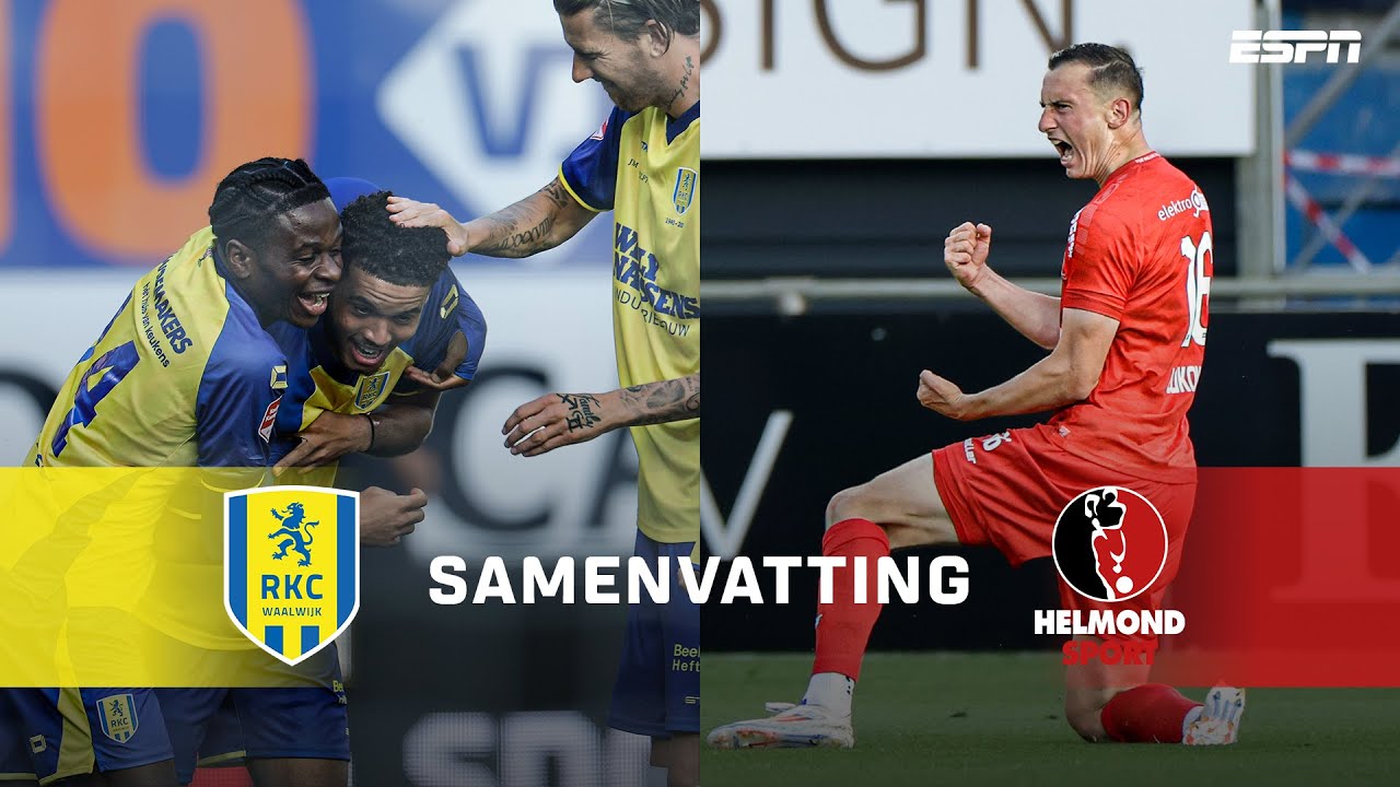 DAOUDA WEIDMANN straft fout binnen 5️⃣ minuten af ⏱️ | Samenvatting RKC Waalwijk - Helmond Sport