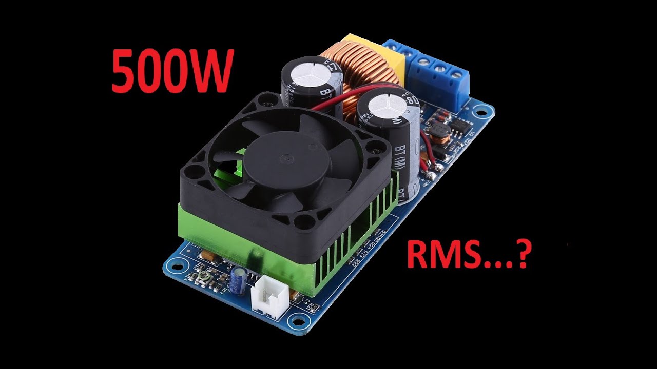 Усилитель класса D IRS2092AMP-500W: настоящие ватты