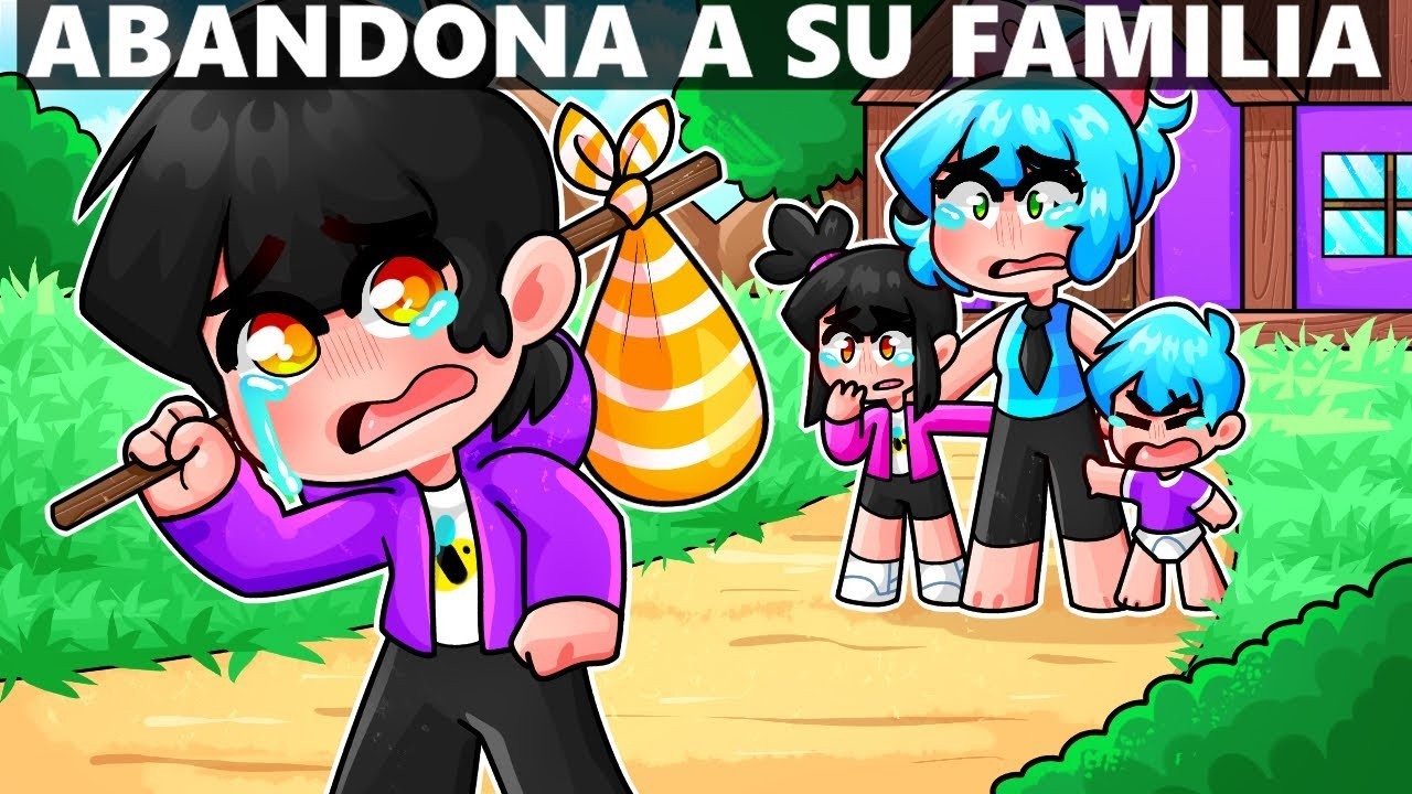 ¡SRJUANCHO ABANDONA A SU FAMILIA EN MINECRAFT! 😭💔 SRJUANCHO DEJA A SRTACATANA Y A SU HIJO
