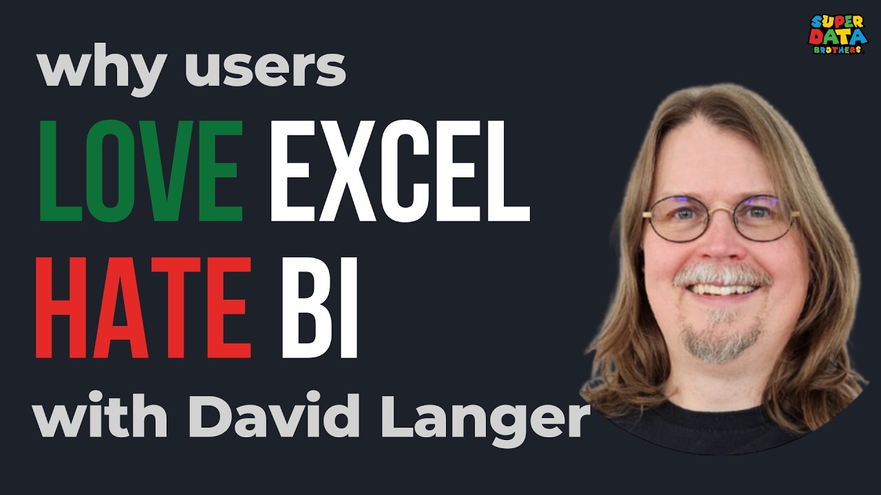 Why Excel Beats Every BI Tool with David Langer