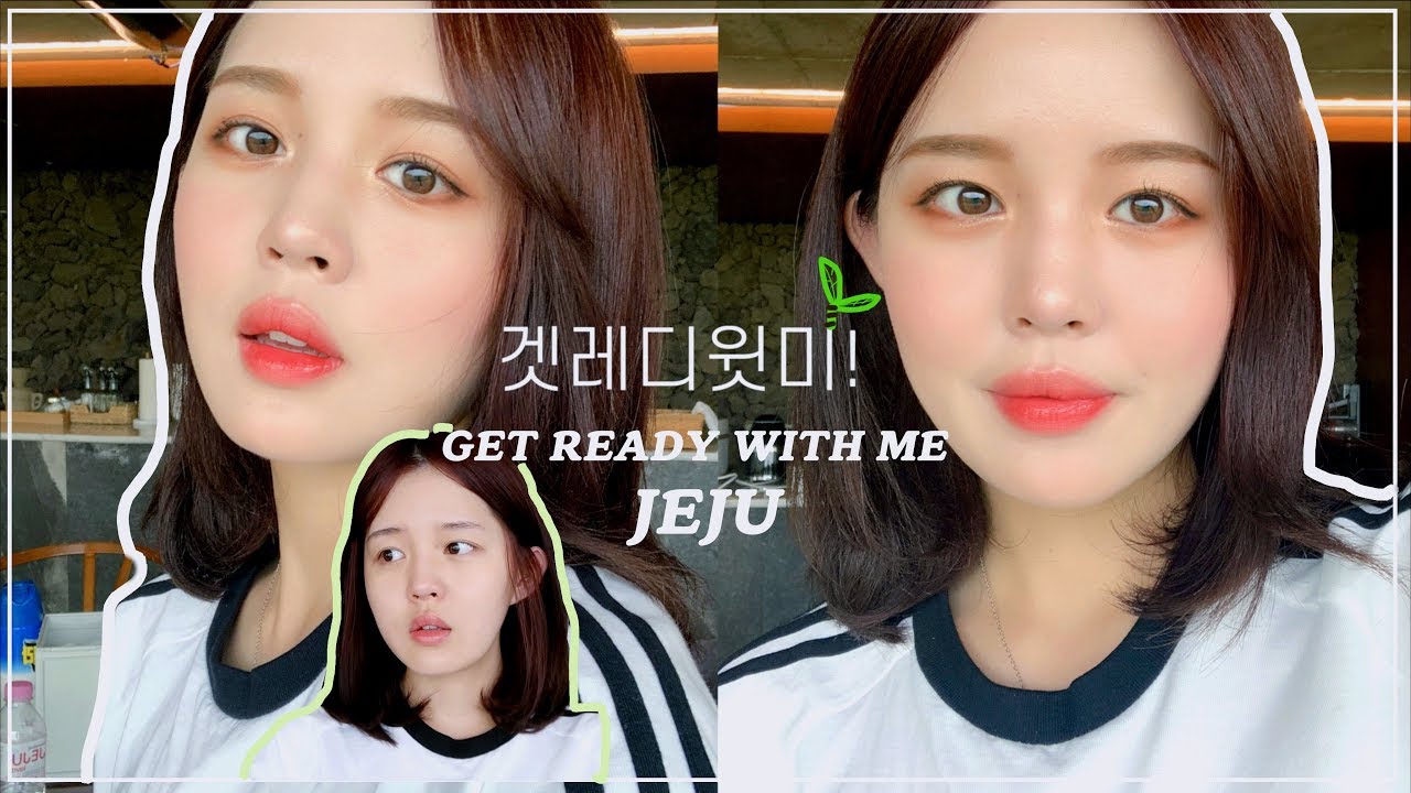 eng) 겟레디윗미! ☔️🌴비온 제주, 여름 노렌즈! 메이크업 (+현실말투)