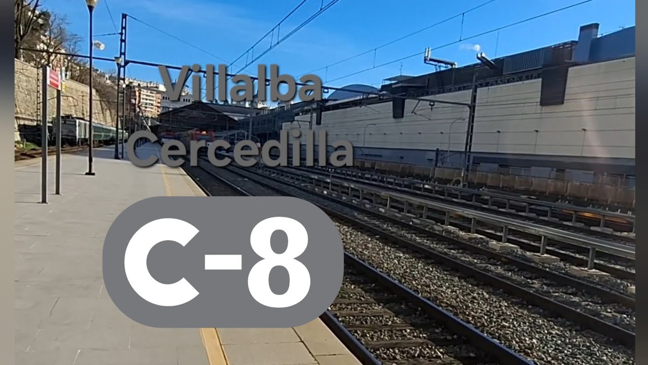 Cercanías Madrid C8b I Viaje de regreso a Cercedilla, donde sé encuentra mi hotel