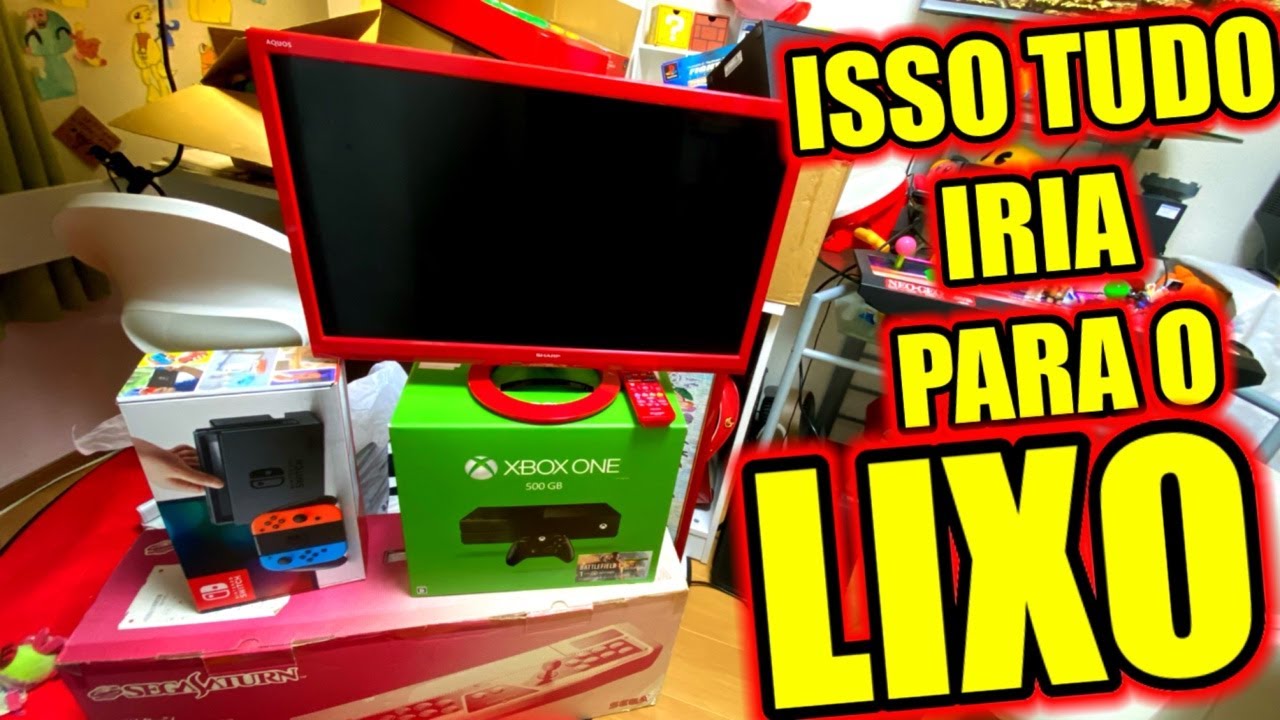 CAÇADA GAMER NO JAPÃO, MUITAS COISAS QUE  IRIA PARA O LIXO E MUITOS PRESENTES!