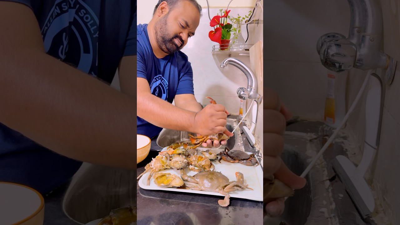 Dinner special Crab 🦀 curry #shortvideo #leekulifestyle #shorts #video #trending #shortsfeed #yt