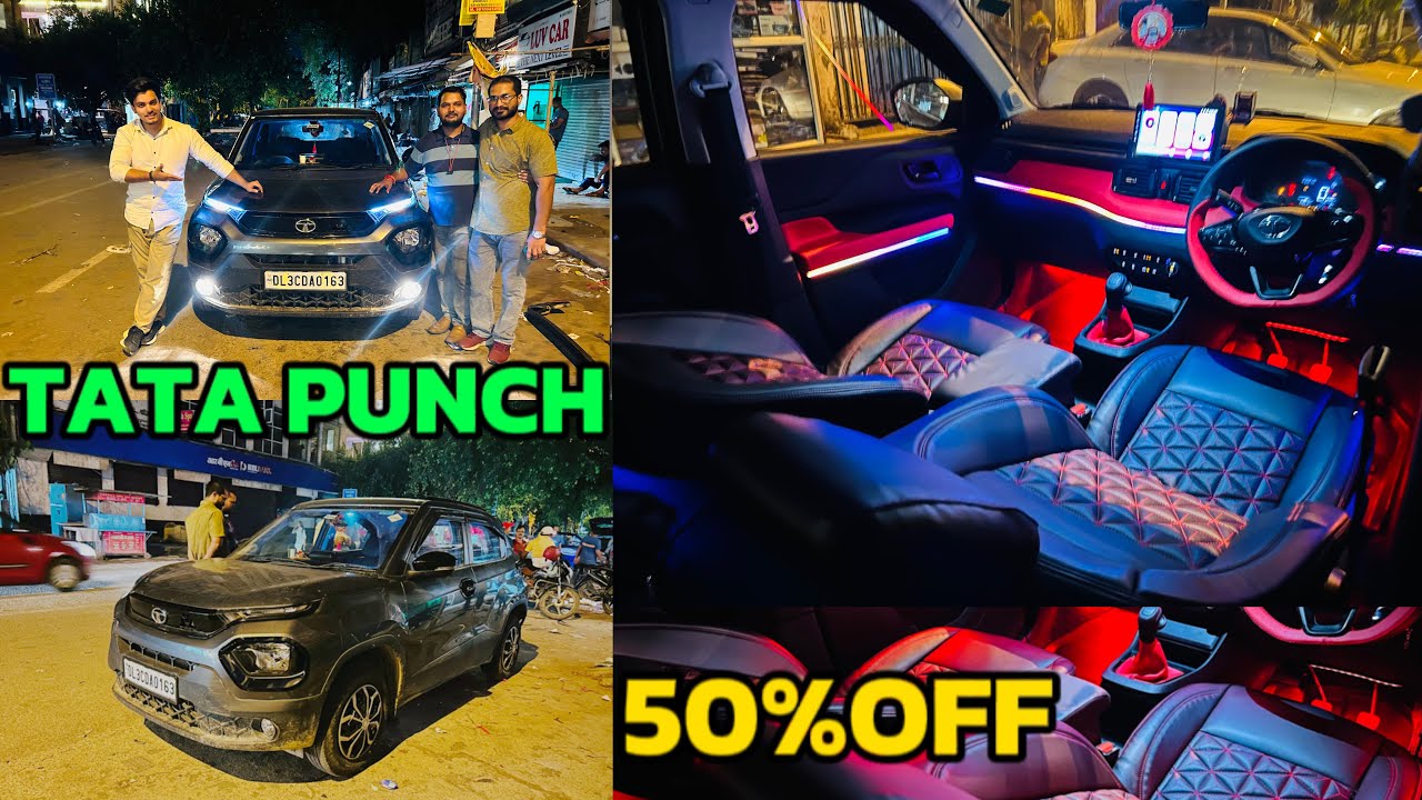 ✅2024 TATA PUNCH PURE MODIFICATIONS ✅|| 50% OFF TATA GENUINE ACCESSORIES || FULLY BASE TO TOP | 🎁✅