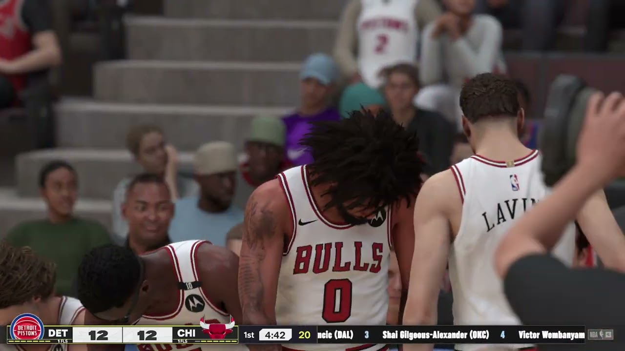 NBA 2K25 Gameplay: Detroit Pistons vs Chicago Bulls - (Xbox Series X) [4K60FPS]