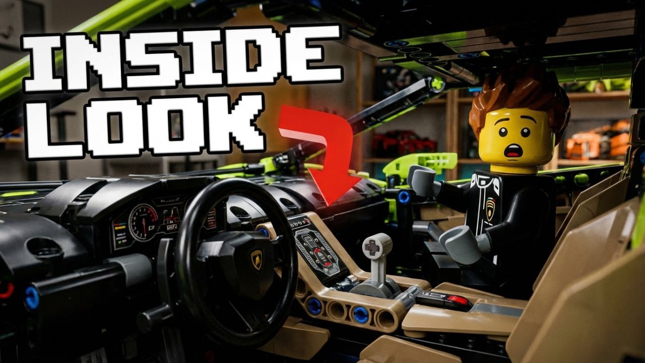 Hide This Video from Lamborghini ! LEGO TECHNIC 42115 Lamborghini