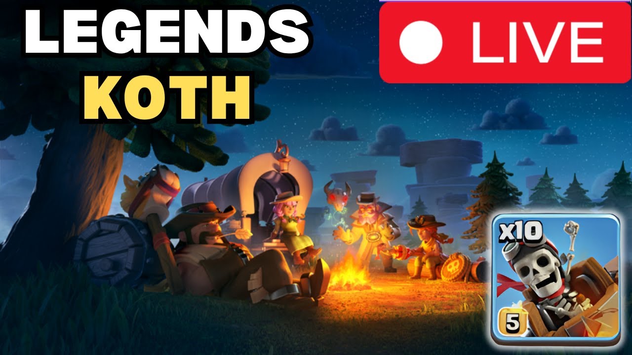 Dragon Riders in Legends and then KOTH #coclive #live #giftedbysupercell