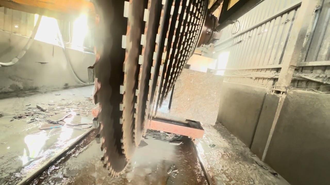 Granite cutting 