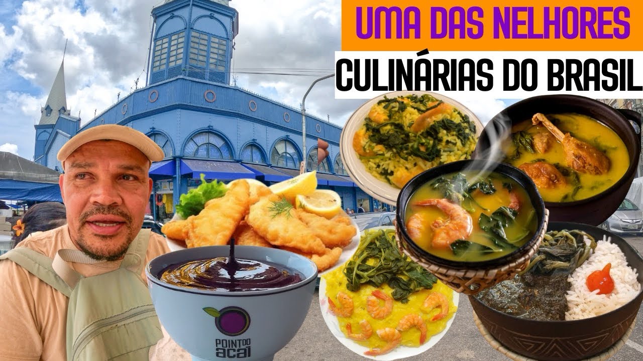 PROVANDO comidas TÍPICAS pelas RUAS de BELÉM 😀😀