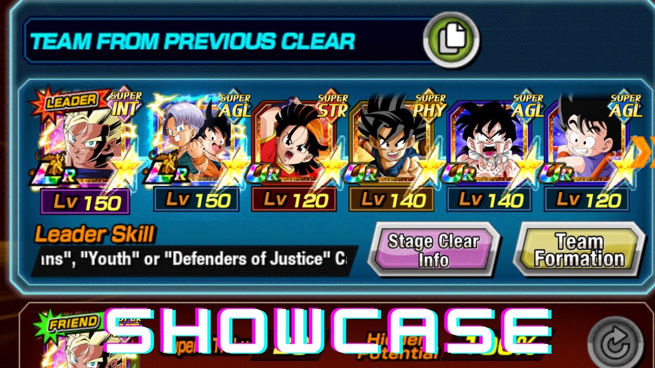 Youth team showcase (Dokkan battle)